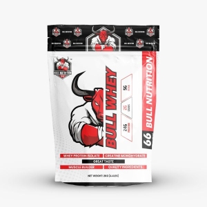Bull Nutrition Isolate Whey Protein 2 kg ,66 Serving Chocolate Flavour | For Muscle Building & Muscle Recovery