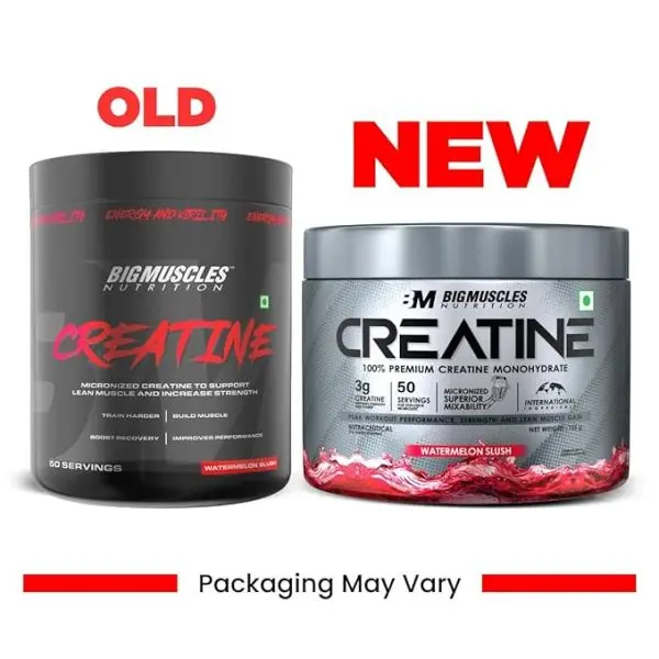 Bigmuscles Nutrition Creatine Monohydrate 155g (50 Serving) Watermelon Flavour - Image 2