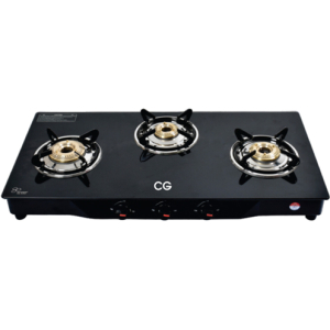 CG 3 Burner Tempered Glass Gas Stove