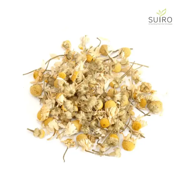 Chamomile Tea For Period Cramps, Weight Loss, Aiding Sleep, Reducing Anxiety, Supporting Digestion, Heart Health, Immune Function And Sore Throat - 20 PCS Tea Bags Kraft Pack - Suiro Teas - Image 3