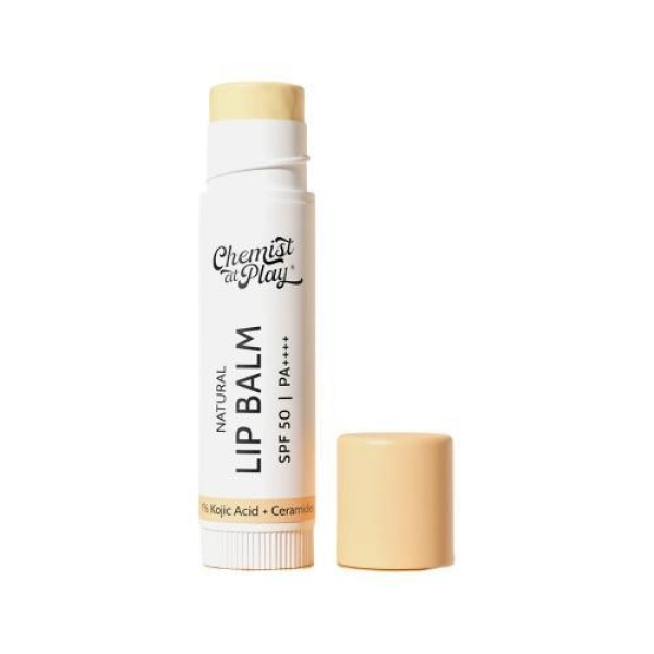 Chemist At Play Natural Lip Balm SPF 50 PA With Kojic Acid 4 5gm 