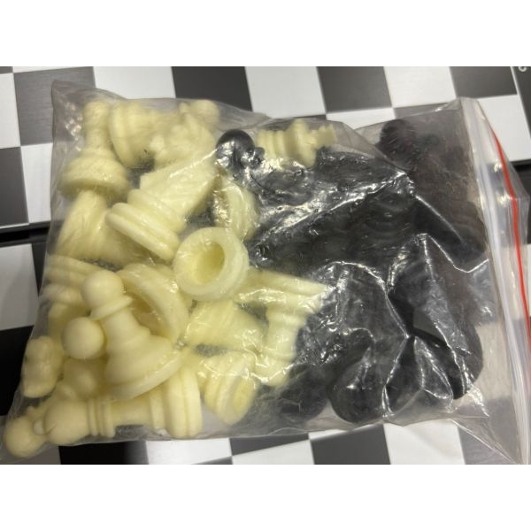 Chess pieces Medium size Black and white - Image 2