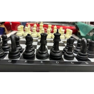 Chess pieces Medium size Black and white