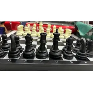 Chess pieces Medium size Black and white