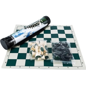 Chess Set In Carryable Barrel For Play On Travel