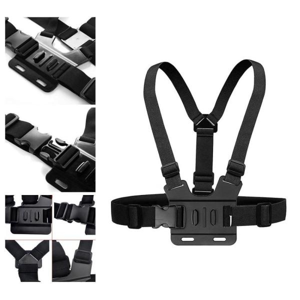 Chest Mount Harness Elastic Camera Vest Strap With 3 Way Adjustment - Image 3