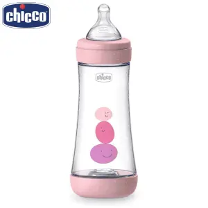 Chicco Feeding Bottle Perfect 5 Pp Girl 300ml Fast Silicone