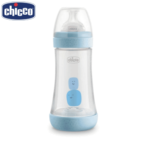 Chicco Perfect 5 Plastic Bottle with Silicone Teat 2m+ 240ml