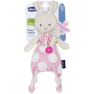 Chicco Pink Soother Holder Pocket Friend