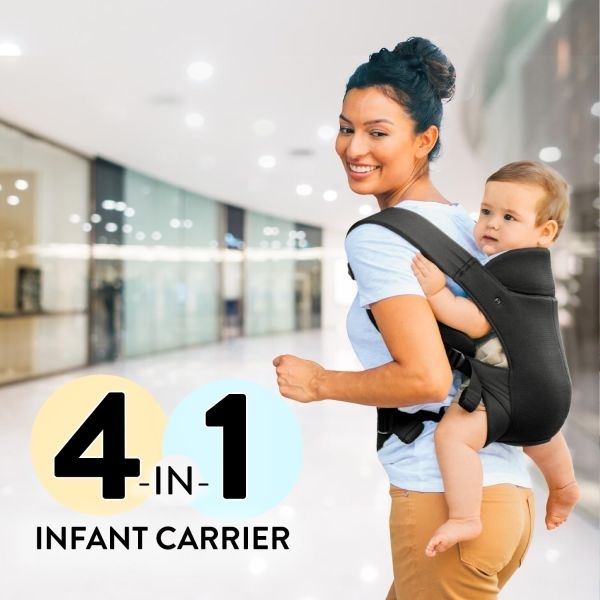 CHICCO SNUG SUPPORT BABY CARRIER BLACK - Image 3
