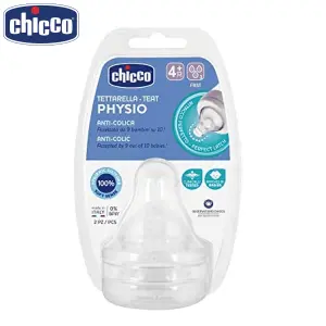 Chicco Teats Perfect 5 4M+ Fast Sil 2 Pcs