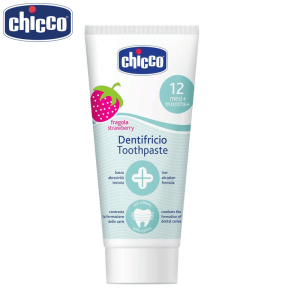 Chicco Toothpaste Strawberry 12M+ No Fluoride