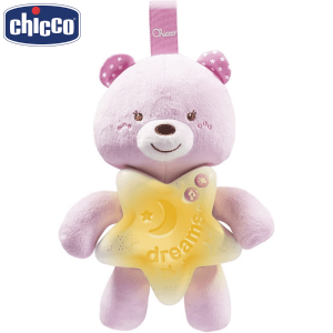 Chicco Toy First Dreams Goodnight Bear Pink