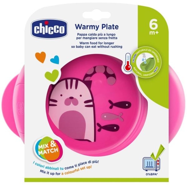 Chicco Warmy Girl Warmy Plate 6 Months+ - Image 2