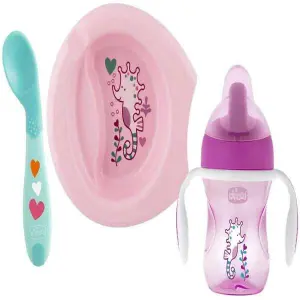 Chicco Weaning Set For Girl 6m+