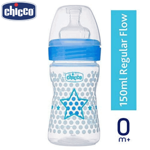 Chicco Well Being Feeding Bottle Blue 150 ml