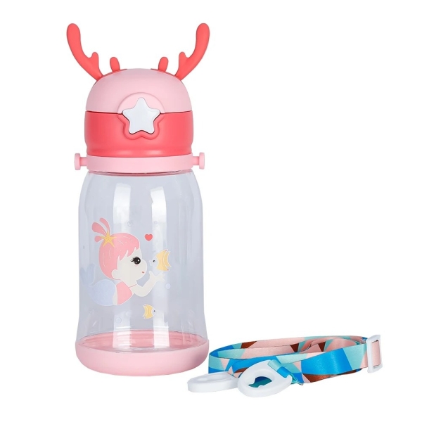 Children Straw Water Bottle Drinking Anti Fall Leakproof Portable - Image 6