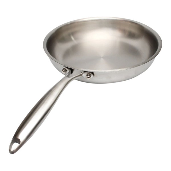 Chrome Color Tanani 3 Ply Stainless Steel Fry Pan
