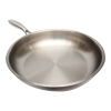 Chrome Color Tanani 3 Ply Stainless Steel Fry Pan