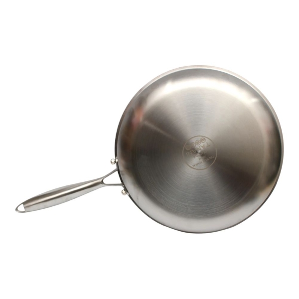 Chrome Color Tanani 3 Ply Stainless Steel Fry Pan