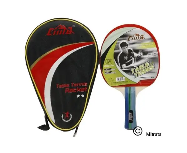 Cima Full Bag Two Star Table Tennis Racket/ Pinpong Bat By Mitrata
