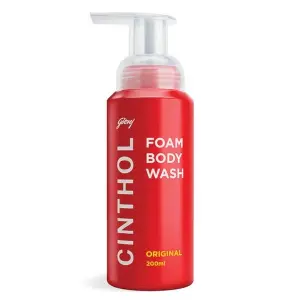 CINTHOL Original Foam Body Wash (200ml) | Unique Foam Formula for Moisturized & Irresistibly Soft Skin | Suitable for All Skin Types
