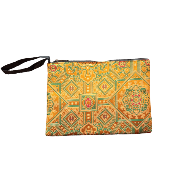 Classic Chinese Brocade Handbag Made In Nepal - Image 3