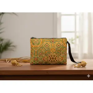 Classic Chinese Brocade Handbag Made In Nepal