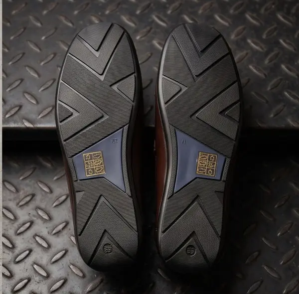 Clean & Formal: Goldstar Republic VE-2001 Men's Leather Loafers – Slip-On Office & Formal Shoes - Image 3