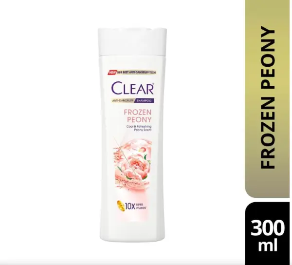CLEAR Anti-Dandruff Frozen Peony Shampoo 300ml
