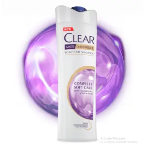 CLEAR Complete Soft Care Anti-dandruff Shampoo Made In Thailand 300ML