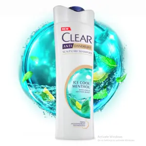CLEAR Ice Cool Menthol Anti-dandruff Shampoo Made In Thailand
