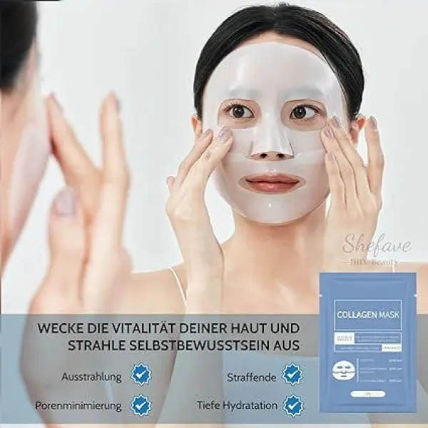 Lifting And Hydrating Overnight Sheet Mask With Hydrolyzed Collagen For Firm Skin