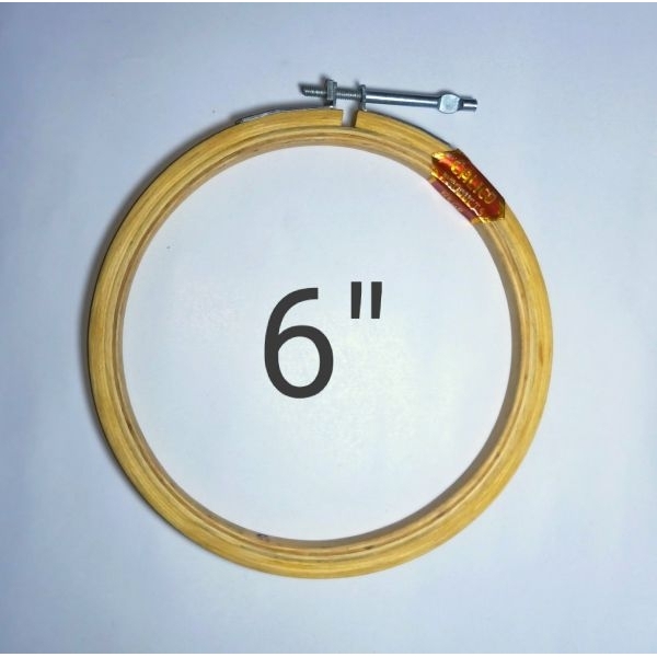COMBO Embroidery Wooden Frame/Ring/Chakka/Hoops Kit Set Embroidery Hoops Round Wood Sewing Hoop Wood Sewing Hoop Cross Stitch Hoop Set for DIY Craft Sewing - Image 3