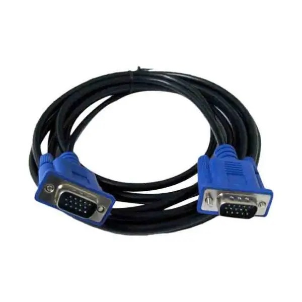 Combo Of Vga And Power Cable For Computer Cpu Monitor Cable