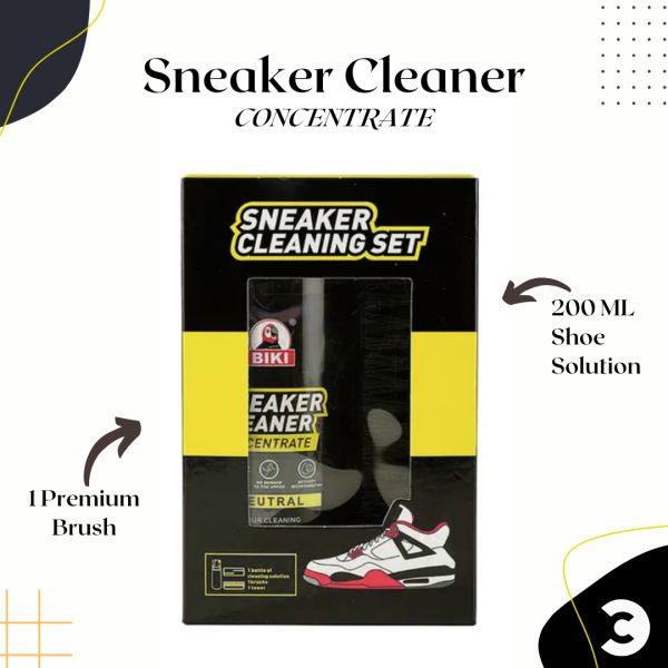 Comfort Corner - 200 ML Shoes Concentrate with 1 Premium Brush for Sneaker Cleaning | Shoes for Men | Shoes Accessories