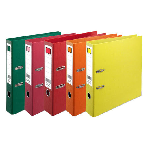 Comix 3" FC size Lever Arch File/ Index File 12 pcs in Red Black blue color by Mitrata - Image 2