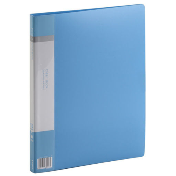Comix Blue Clear File FS - 40 Pocket - Image 2