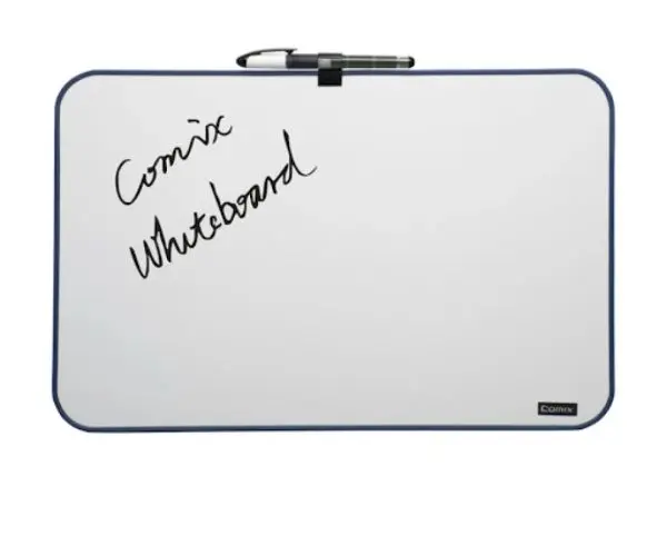 Comix Double Sided A3 size Magnetic Dry Erase White Board (BOA3) with Marrker and Self Stick Pad By Mitrata