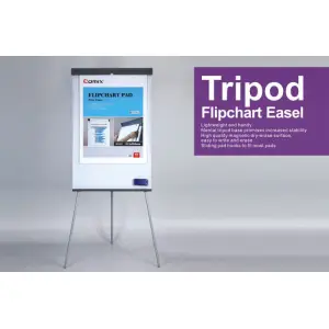 Comix Flip Chart Board Tripod Easel 2ftX3ft (Model No. BM9866A)