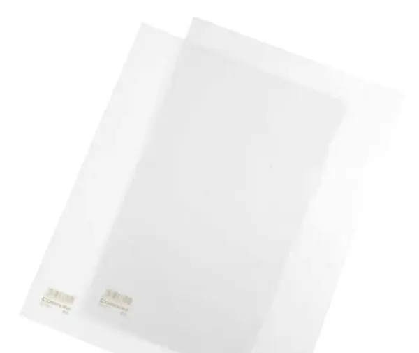 Comix L-Shape Folder E10-1 – Set of 100 | Transparent A4 Document File for Office & School