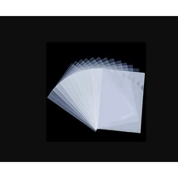 Comix L-Shape Folder E10-1 – Set of 50 | Transparent Document File for Office & School - Image 2