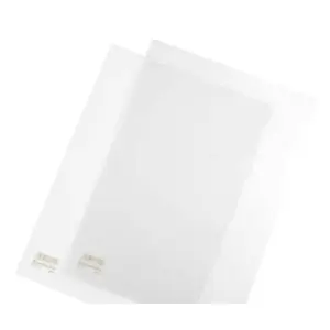 Comix L-Shape Folder E10-1 – Set of 50 | Transparent Document File for Office & School