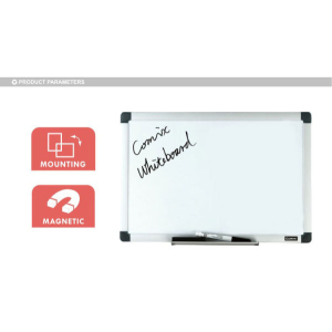 Comix Magnetic Dry Erase Board 3ftX6ft ( Model No. BO9018) White board By Mitrata