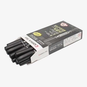 Comix MK 804 Black Color Double Nib CD/DVD/ OHP Marker Pack Of 12 By Mitrata