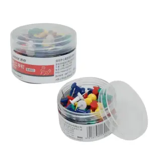 Comix Multi Color Push Thumb Tracks B4023 For Notice Board (80 Pcs)