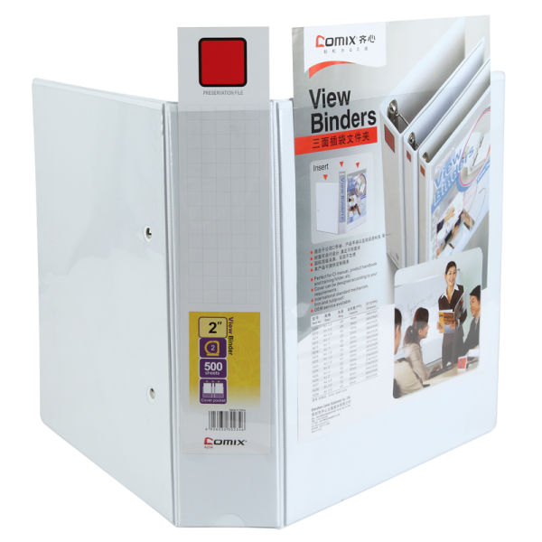 Comix View Binder, 2inch 2D Ring A4 Binder(A 234) with 500 Sheets Capacity - Image 3