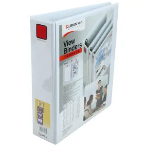 Comix View Binder A4 (A236 ) 4Ring 2 Inch 50mm 500 sheet Capacity By Mitrata