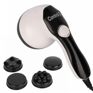 Control D Electric Handheld Full Body Massager With 4 Massage Heads And Variable Speed Settings For Pain Relief And Relaxation