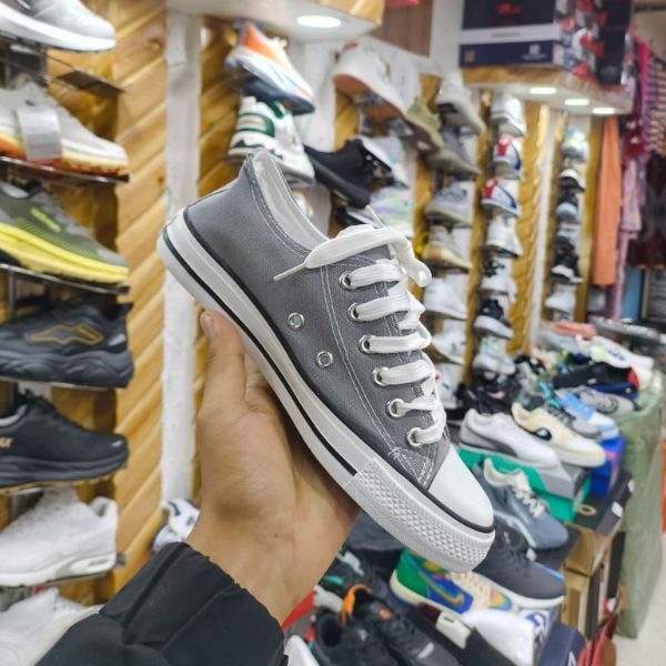 Converse Low Top Grey Sneakers - Image 3